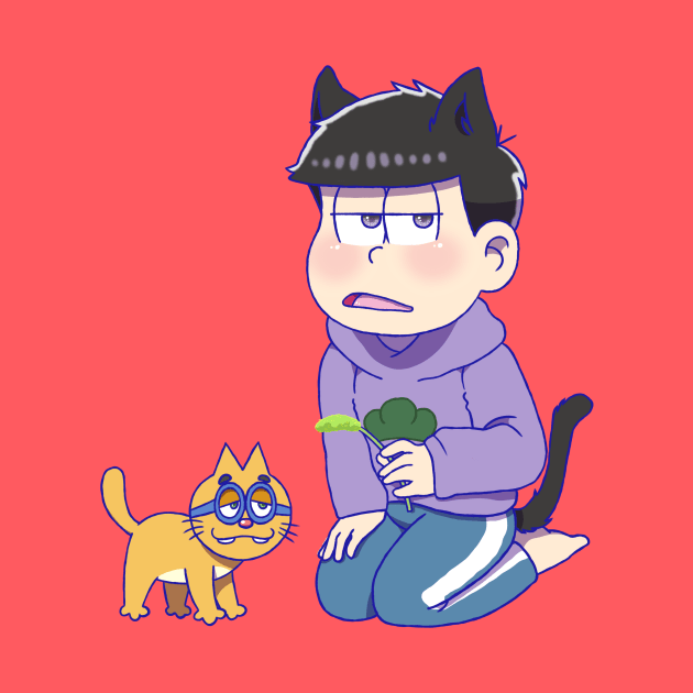 Osomatsu-san : Ichimatsu Chibi by UndertaleSquirrel