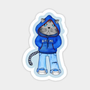 Bad Day Kitty Magnet