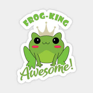 Frog-King Awesome Magnet