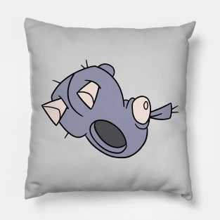 Hippo head Mascot Pillow