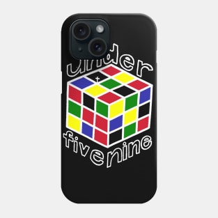 Under Five Nine Magic Cube design Phone Case