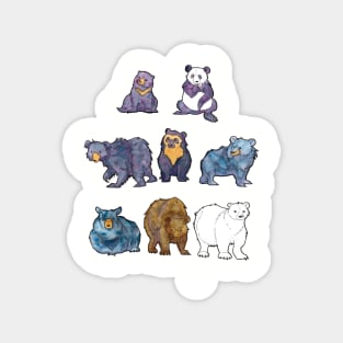 Bears Of the World Magnet