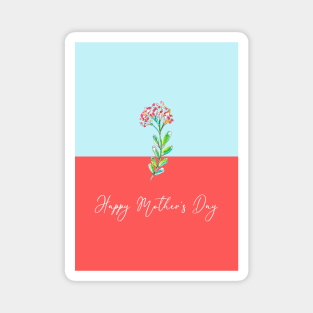 Happy Mother's Day - Flower Magnet