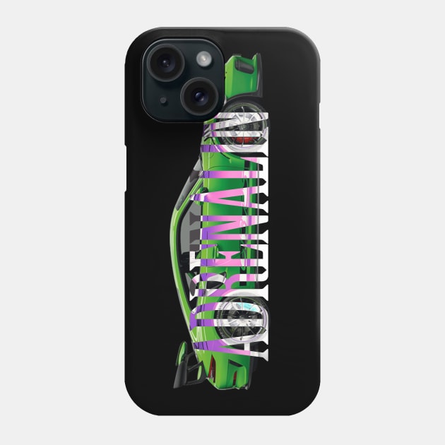 911 GT3 RS ADRENALIN GREEN VENOM Phone Case by CharlieCreator