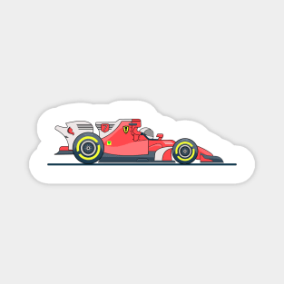 Race car, formula, race, car Magnet