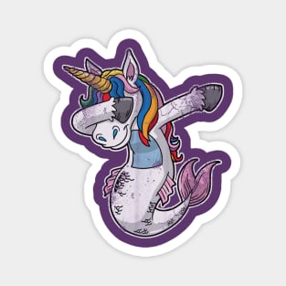 Dabbing Mermaid Unicorn Magnet