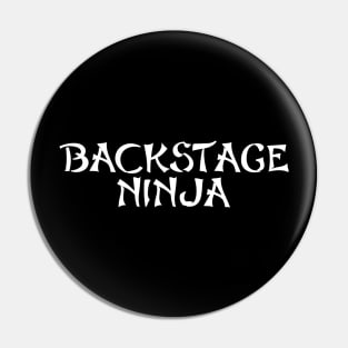 Backstage Ninja Japan White Pin