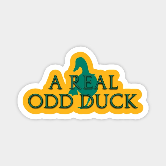 The Weekly Planet - Just a Real Odd Duck Mate Magnet by dbshirts