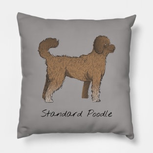 standard Poodle Pillow