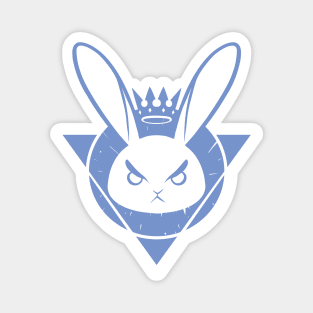 King Bunny - Blue Emblem Magnet