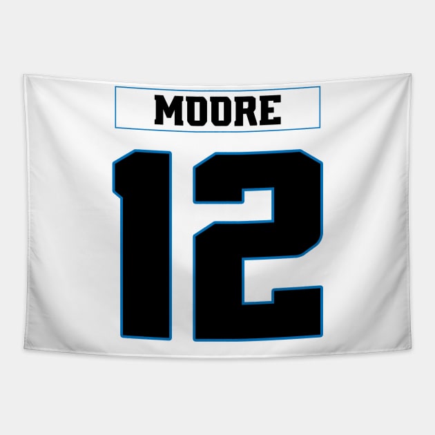 DJ Moore Football Tapestry by Cabello's