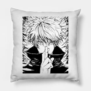 Satoru Gojo Line Art Manga Pillow