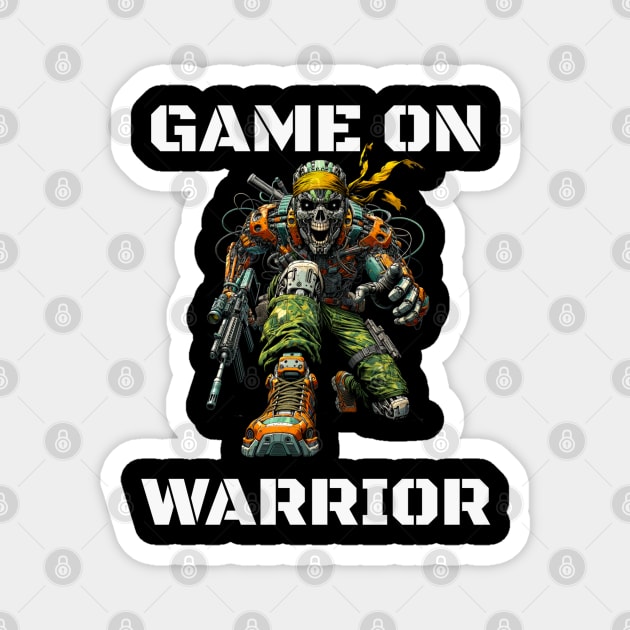 Warrior's Gunfire: Modern Combat Magnet by Steve