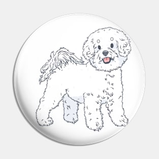 Bichon Frise Pin