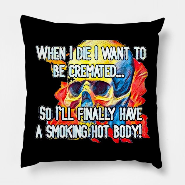 Smoking Hot Pillow by StewStudio