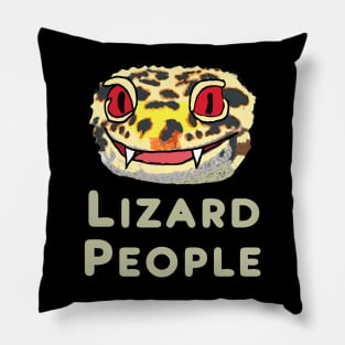 Lizard People Pillow