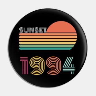 Sunset Retro Vintage 1994 Pin