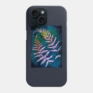 Botanical cyanotype herb Phone Case