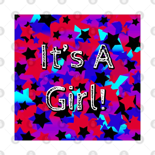 It's A Girl! Party Stars by BlakCircleGirl