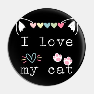 I love my cat Pin