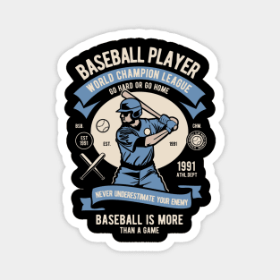 Baseball Is More Than A Game - Baseball Gift Magnet