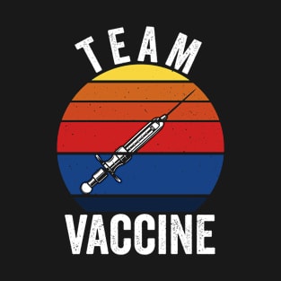 Team Vaccine 2021 Awarness gift T-Shirt