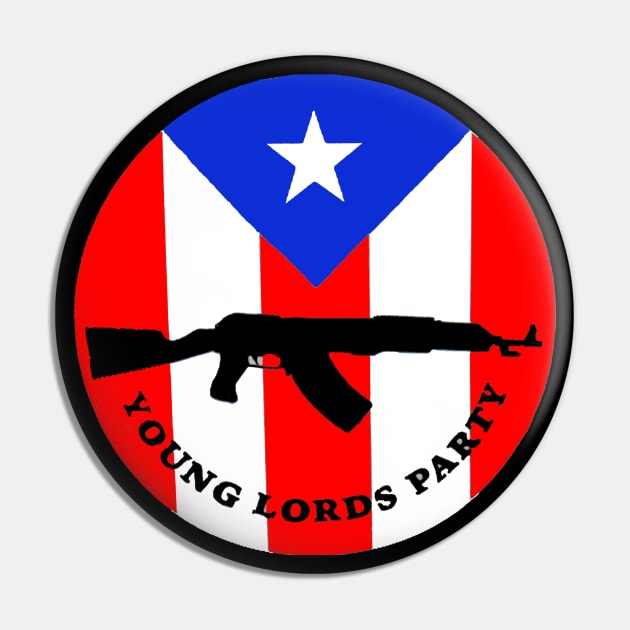 Young Lords Party Pin by TheBlindTag