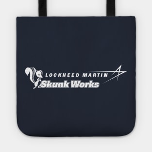 Lockheed Martin Skunk Works Logo (white) Tote