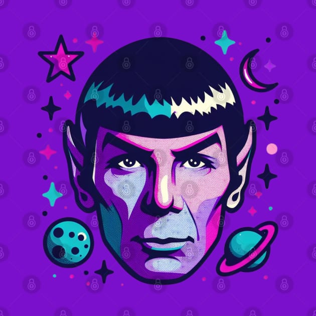 Spock Pop Art by Tiger Mountain Design Co.