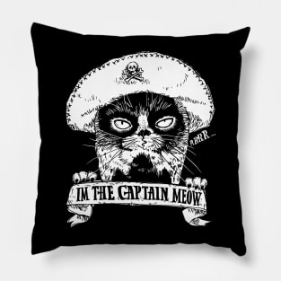 I am Meow the Captain Pillow