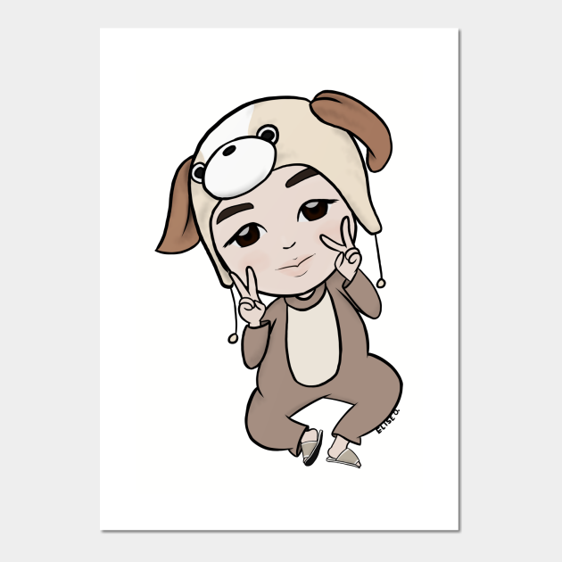 Jimin as Cutey the doggie - Bts Jimin - Posters and Art Prints | TeePublic Jimin as Cutey the doggie - Bts Jimin - Posters and Art Prints | TeePublic