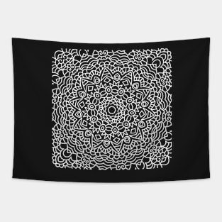 Cool Mandala Geometric Design Tapestry