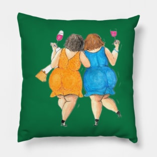 Women and Wine Pillow