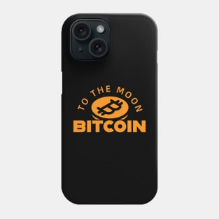 Bitcoin To The Moon Phone Case