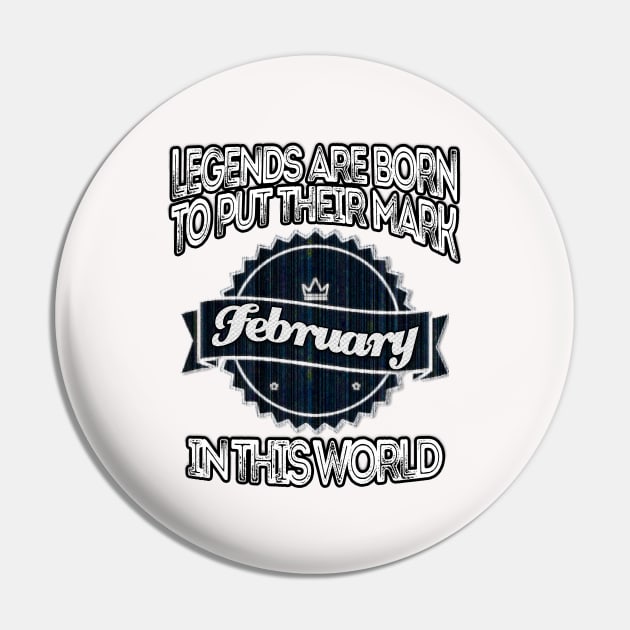 legends-legends are born to put their mark in this world february Pin by INNOVATIVE77TOUCH