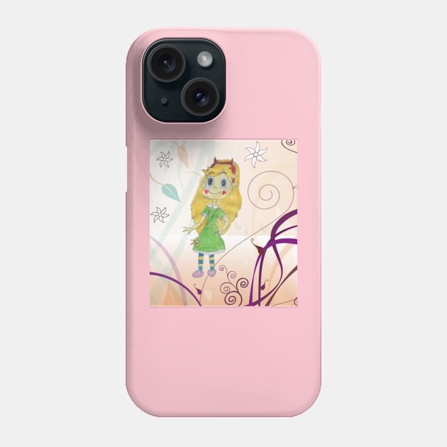 Wondergirl in Dreamland Phone Case by Mila-Ola_Art