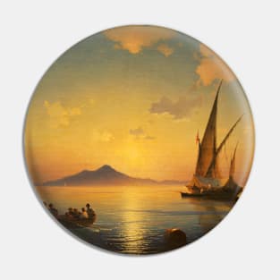 The Bay of Naples by Ivan Aivazovsky Pin