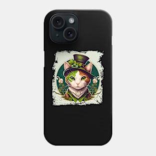 Beautiful Cat Lady St. Patrick's Day Phone Case