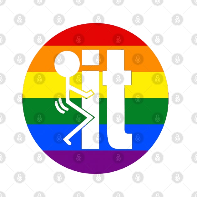 F it - Rainbow by  The best hard hat stickers 