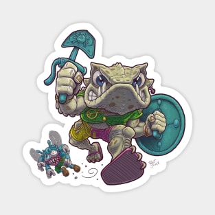 Napoleon Bonafrog Mutant Frog Ally Punk Magnet