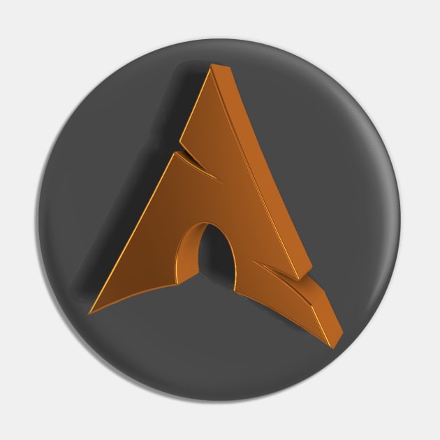 Arch linux 3D Pin by MacJoris