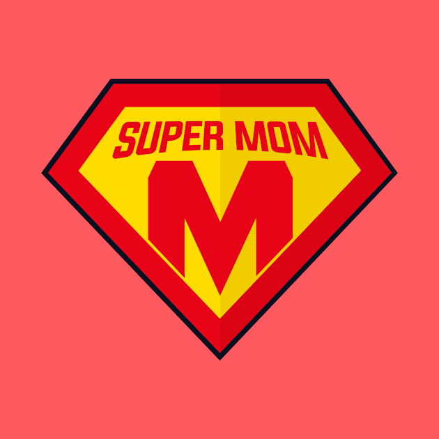 Superhero Super Mom Tee for Mother's Day or Mom's Birthday by g14u