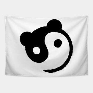 Yin Yang Panda Bambu Brand Black and White Tapestry