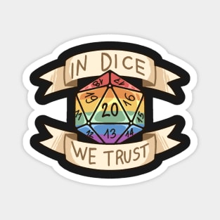 In Dice We Trust - LGBT Magnet