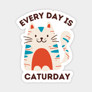 Every Day Is Caturday Magnet