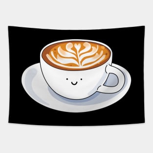 Cute Cappuccino Coffee Cup Tapestry