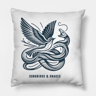 Ballad of Songbirds & Snakes Minimal Title Pillow