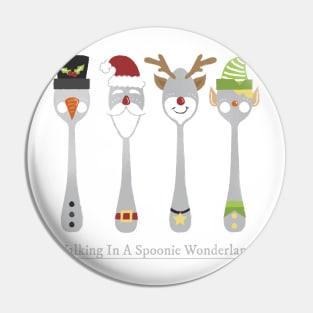 Walking In A Spoonie Wonderland! (Xmax Chronic Illness Design) Pin