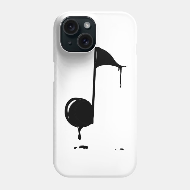 Leaking musical Note design Phone Case by Immarts