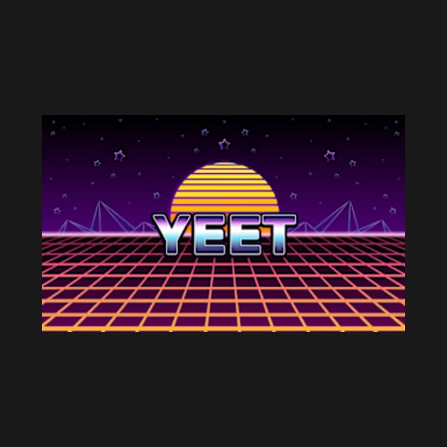 Synth Wave Background - YEET by JadedOddity